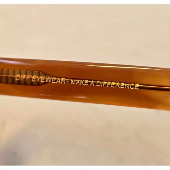 Diff Carson DS-BN39 Desert Sand Sunglasses Womens M Hand Cut Brown Lens NEW - Picture 6 of 11